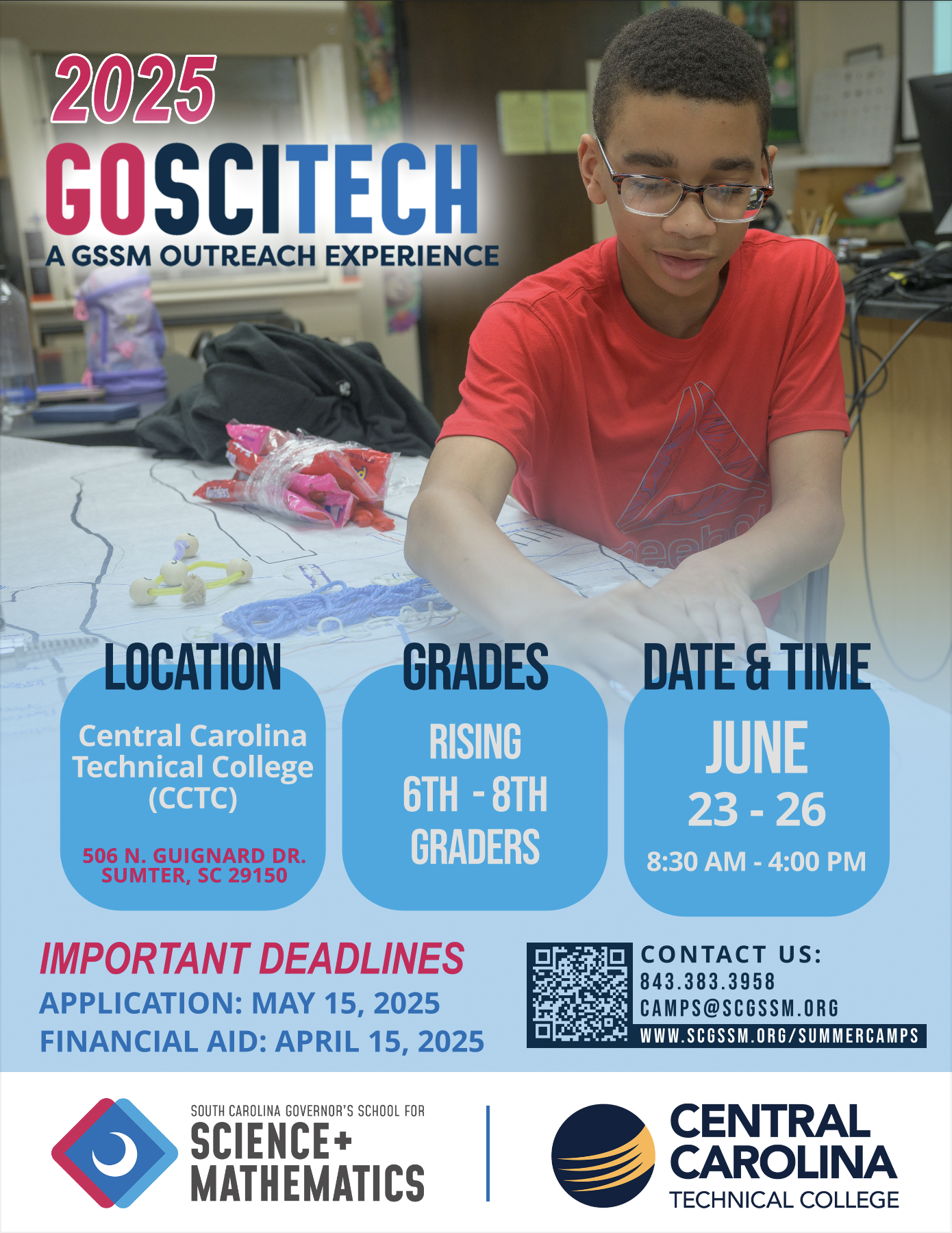 2025 GOSCITECH Summer Day Camp Flyer